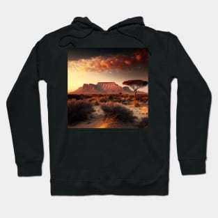 Stylised Table Mountain Hoodie